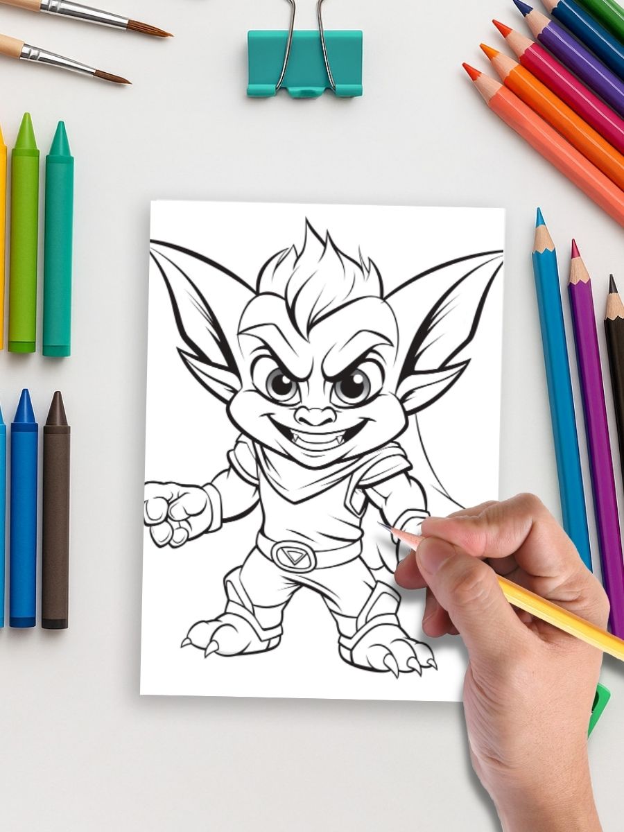 Goblins & Giggles – 50 Mischievous Pages for Kids - Image 4